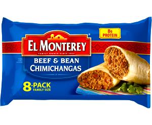 1 Serving Beef & Bean Chimichanga, Frozen