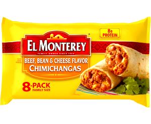 1 Serving Beef & Bean Chimichangas