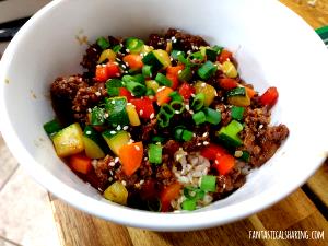 1 Serving Beef Bowl With Vegetable