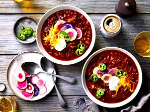 1 Serving Beef Chili Soup, 12 Oz