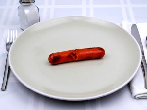 1 Serving Beef Frankfurter (Heated)