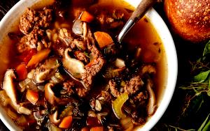 1 Serving Beef Mushroom Barley