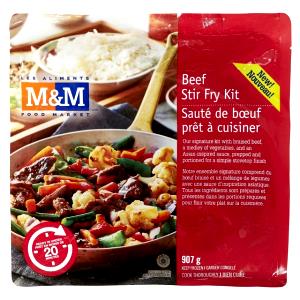 1 Serving Beef Stir Fry Kit, Frozen