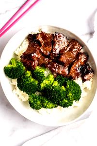 1 Serving Beef Teriyaki & Rice Entree