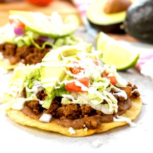 1 Serving Beef Tostada