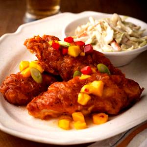 1 serving Beer Battered Frozen Walleye