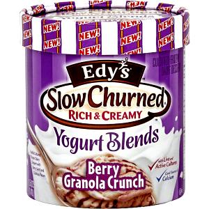 1 Serving Berry Granola Crunch Ice Cream - Slow Churned, Yogurt Blends
