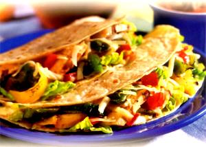 1 serving Big Chicken Bordurrito with Side Salad (No Dressing)