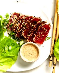 1 Serving Big Eye Tuna - Special Request Dressing On The Side
