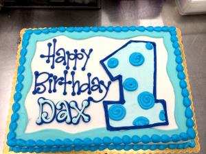 1 Serving Birthday Cake - Sm Rect Cake