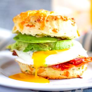 1 Serving Biscuit Sandwich With Egg & Cheese