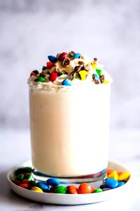 1 Serving Bits N Pieces Milkshake Made With M&M