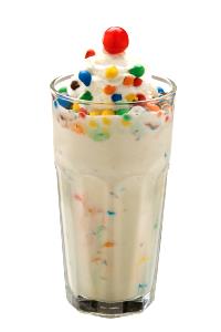 1 Serving Bits N Pieces Milkshake Made With M&M