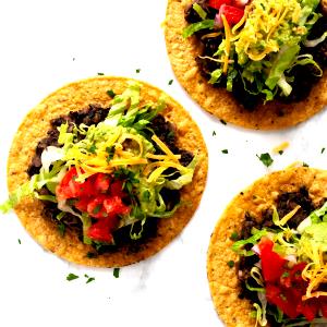 1 Serving Black Bean Tostada