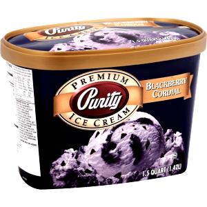 1 Serving Blackberry Cordial Premium Ice Cream