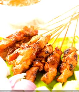 1 Serving Blackened Chicken Sate