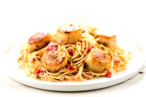 1 serving Blackened Scallop Pasta