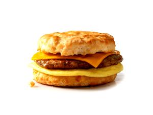 1 Serving BLMP - Biscuit, Sausage Egg & Cheese