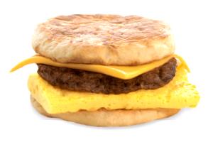 1 Serving BLMP - Bluffin, Egg & Cheese