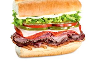 1 Serving BLMP - Roast Beef, Turkey & Cheddar, 12" Regular