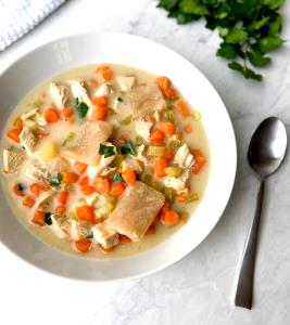1 Serving BLMP - Soup, Chicken & Dumpling