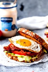 1 Serving BLT Breakfast Sandwiche