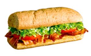 1 Serving B.L.T. Sub 12 İnch
