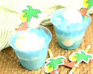 1 Serving Blue Coconut Creamslush Treat - Regular