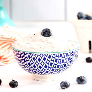 1 Serving Blueberries & Creme With Whip - 24 Oz.