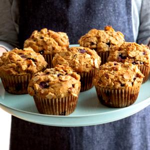 1 Serving Blueberry Almond Muffins