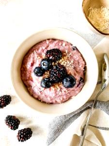 1 Serving Blueberry & Blackberry Oatmeal