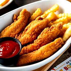 1 Serving Bo Rder Chicken Strips