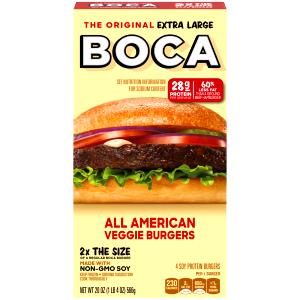 1 Serving Boca Burger W/NO Cheese & Dressing