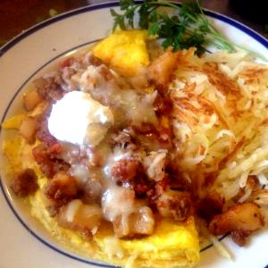 1 Serving Border Scramble Omelet, Bob Evans Egg Lites?