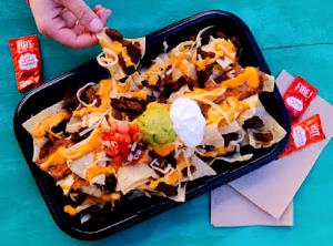 1 serving Boss Nachos - Steak