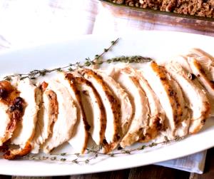 1 Serving Bourbon Maple Turkey Breast (Flat)