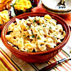 1 Serving Bow Tie Pasta & Chicken Entree