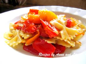 1 Serving Bow Tie Pasta Pepperonata