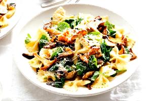 1 serving Bow Tie with Spinach and Mushroom (Half)