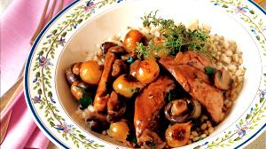 1 Serving Breast Of Chicken, Coq Au Vin