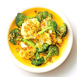 1 Serving Broccoli & Cauliflower W/Roasted Garlic