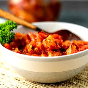 1 Serving Broccoli & Fire-Roasted Tomatoes Topping