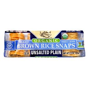 1 Serving Brown Rice Snaps - Salsa Crackers