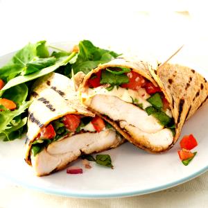 1 serving Bruschetta Chicken Wrap