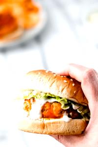 1 Serving Buffalo Chicken Burger