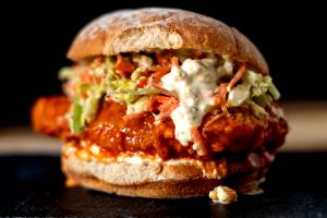 1 Serving Buffalo Chicken Sandwich, Wih Szechwan Sauce
