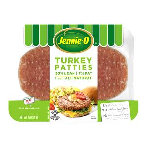 1 Serving Burger Patty, Turkey