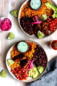 1 Serving Burrito Dos Manos Mahi Mahi