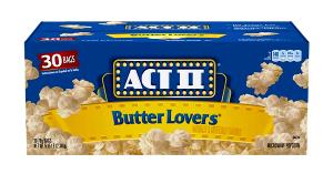 1 Serving Butter Lovers Popcorn 3.5 Oz