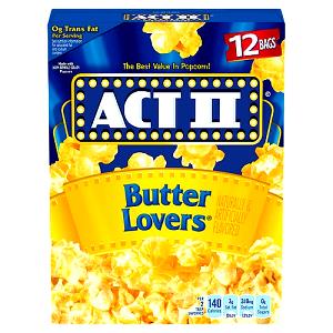 1 Serving Butter Lovers Popcorn Tray
